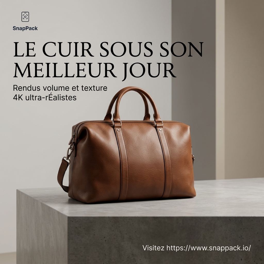 Elevating Your Leather Goods: The Impact of 4K Visuals with AI