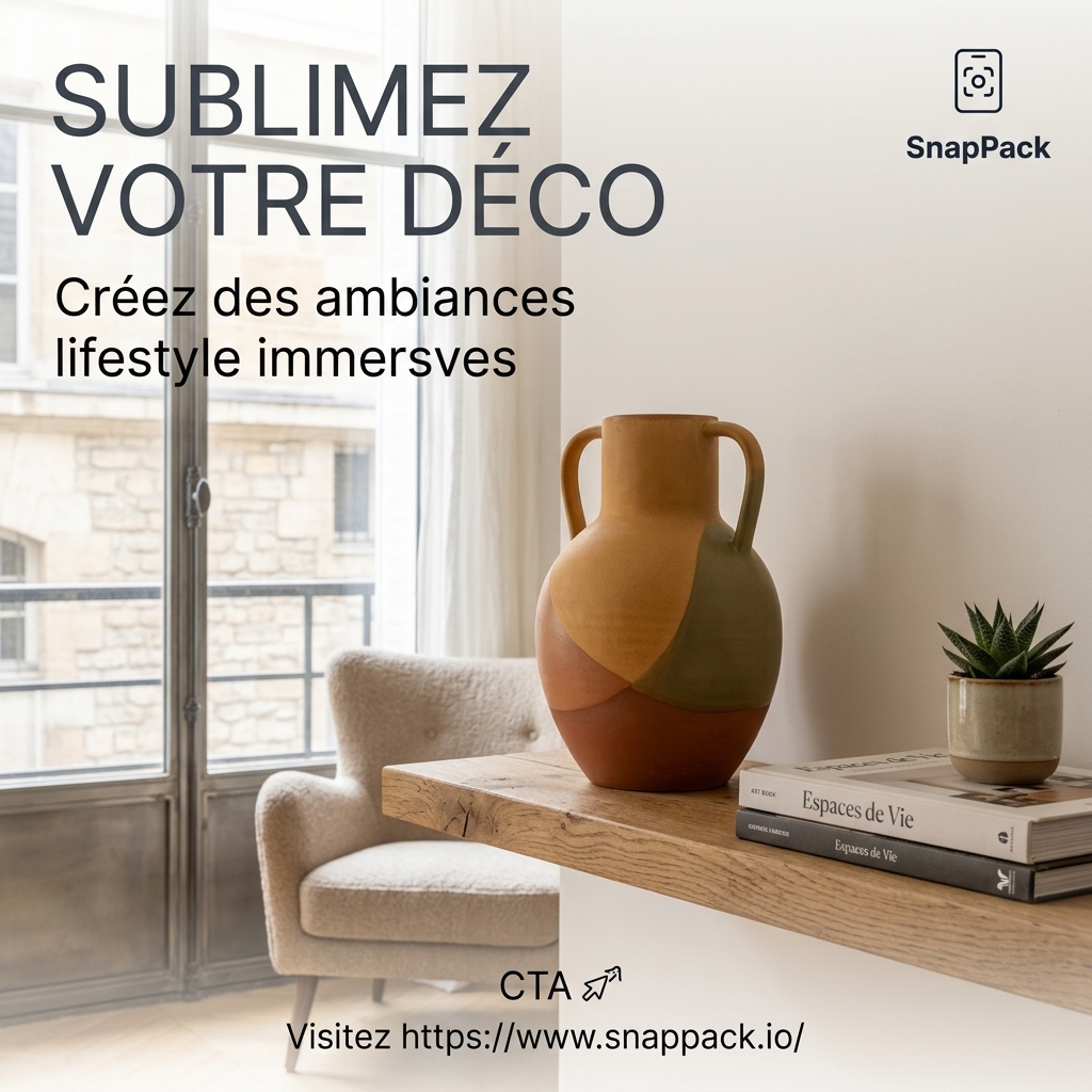 How to Elevate Your Home Decor Products with AI Using SnapPack
