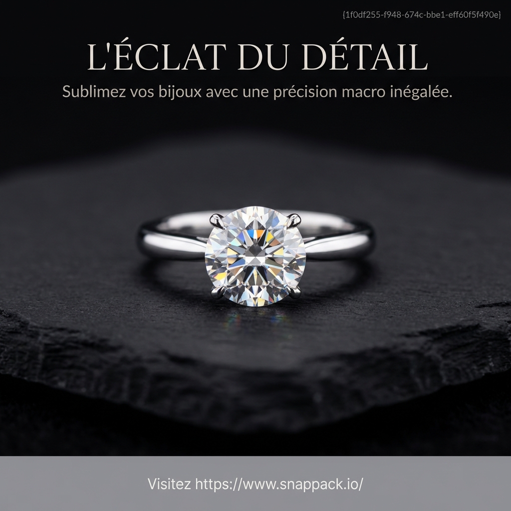 Fine Jewelry: Elevate the Radiance of Your Pieces with 4K Macro Packshots