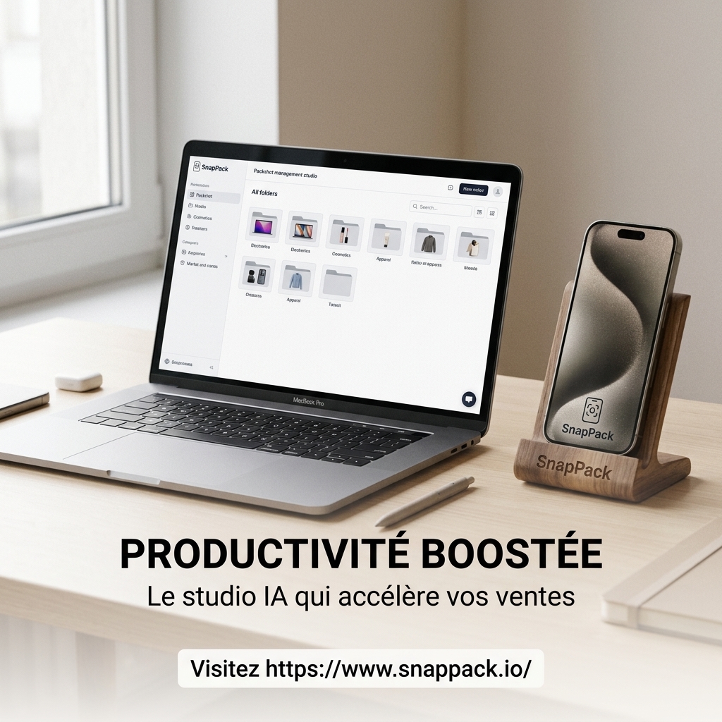 Optimisez votre workflow e-commerce : Révolutionnez vos packshots avec l'intelligence artificielle