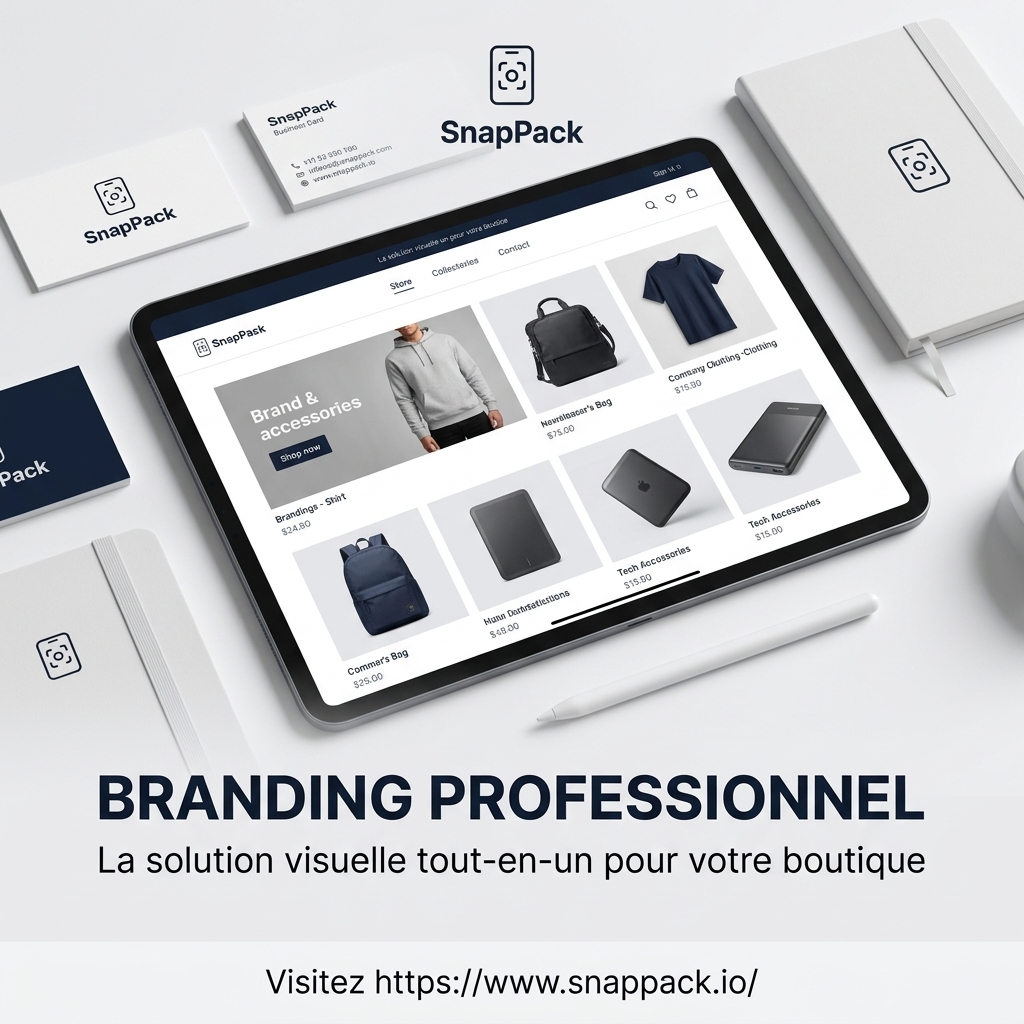 Optimisez votre E-commerce : L'IA au service de votre identité visuelle avec SnapPack