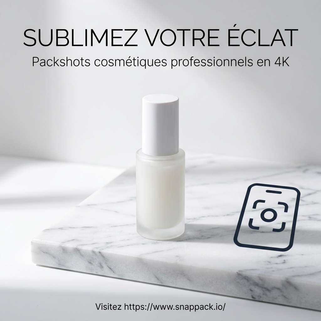 Rvolutionnez vos packshots cosmtiques : la puissance de lIA avec SnapPack
