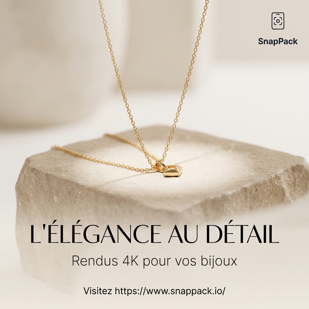 Sublimer vos bijoux en e-commerce : l'art du packshot professionnel avec l'IA