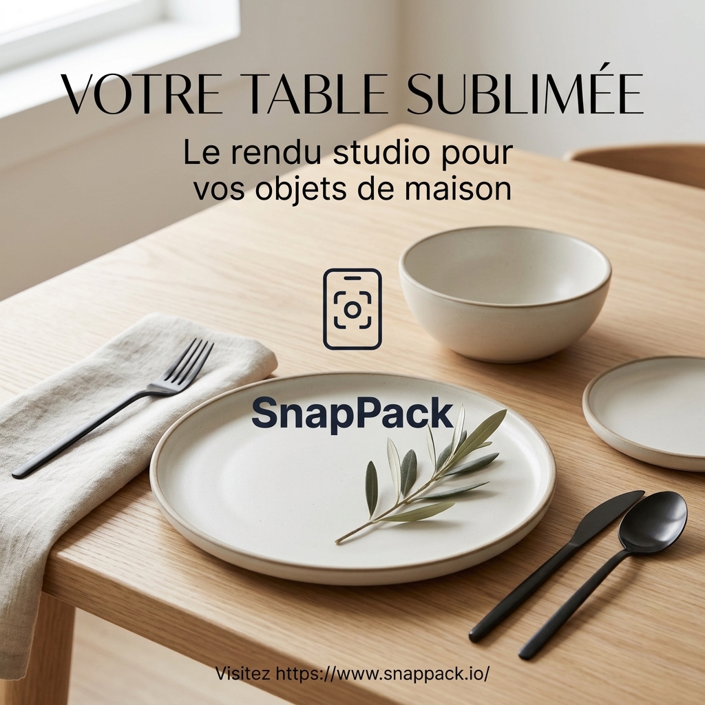 Maison & Cuisine : Comment sublimer vos objets pour le e-commerce avec l'IA