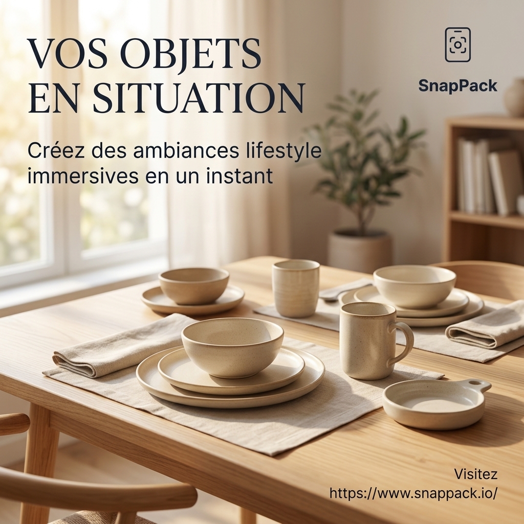Sublimez votre art de la table : l'IA au service de votre e-commerce