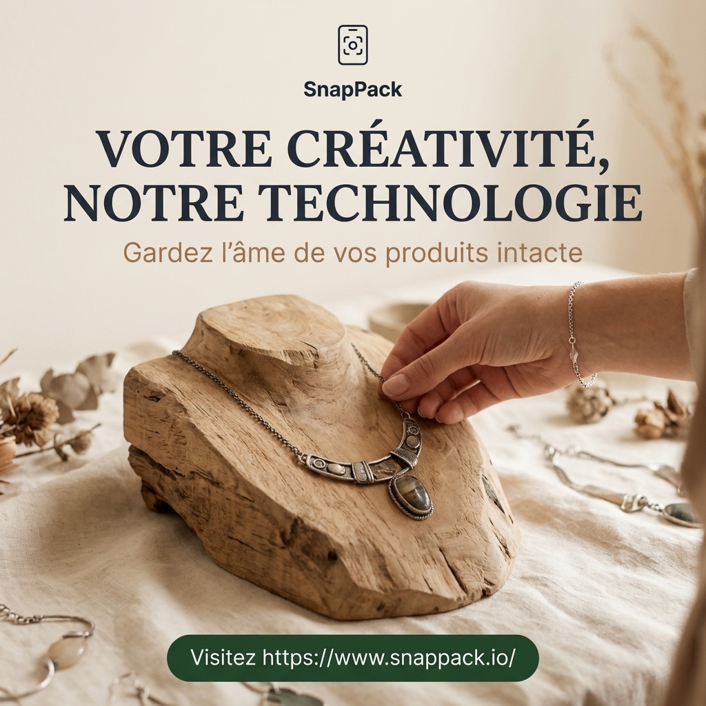 SnapPack : Comment l'IA sublime l'authenticité de vos créations e-commerce