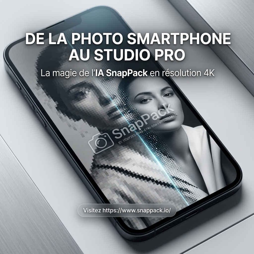 De la photo smartphone au studio pro : Comment SnapPack révolutionne vos visuels produits en 4K