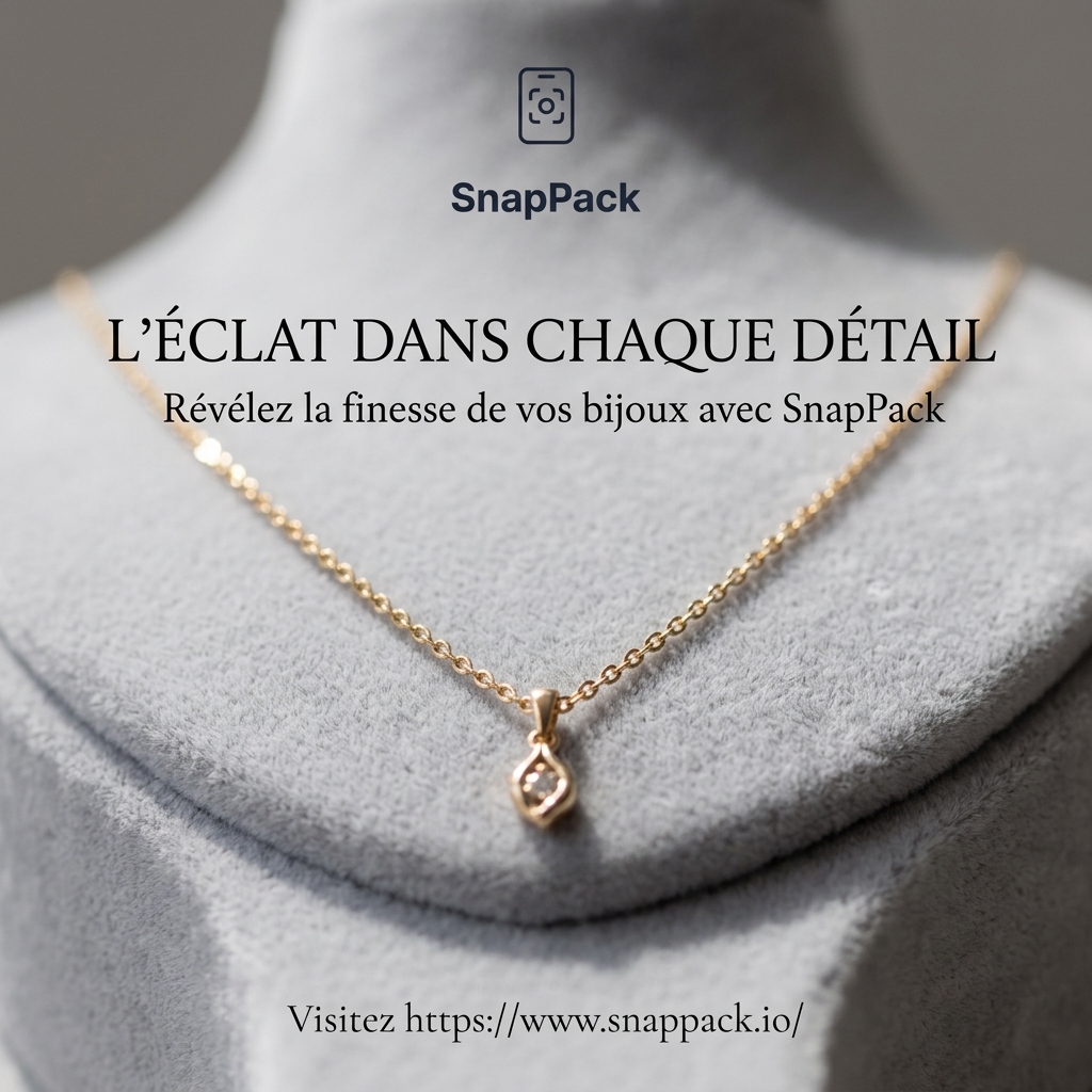 Sublimer vos bijoux en ligne : l'art du packshot professionnel avec l'IA