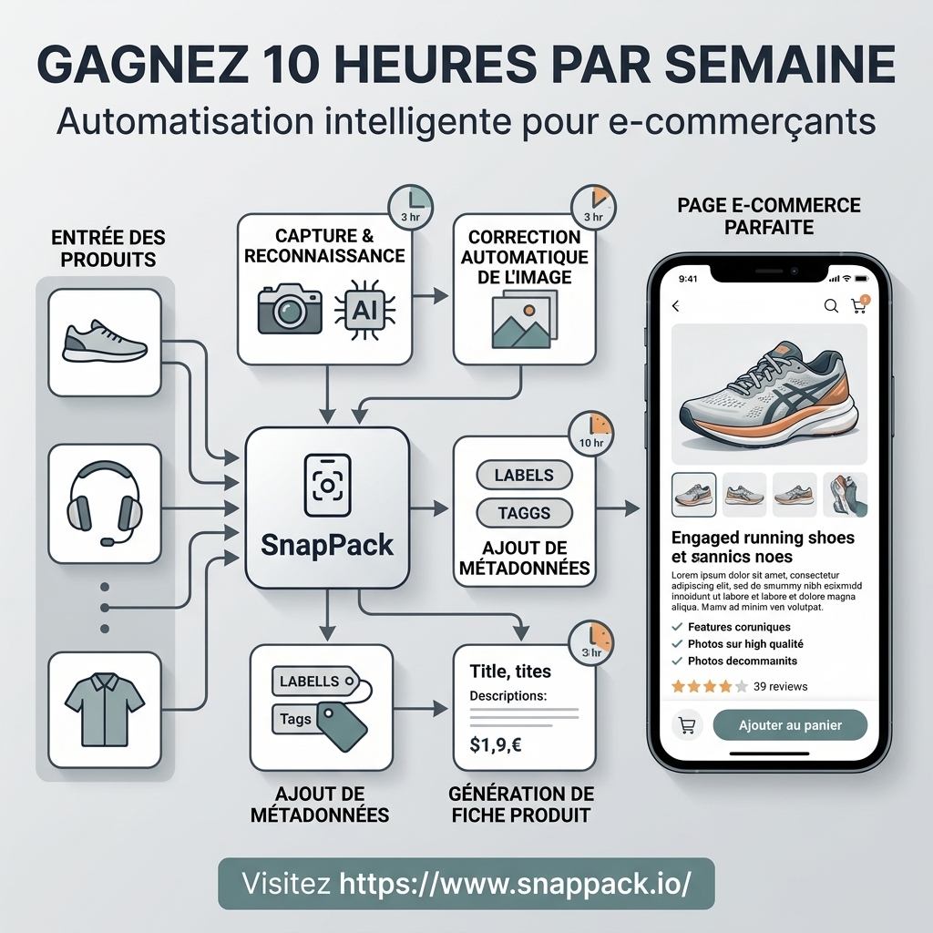Comment automatiser vos fiches produits et gagner 10 heures par semaine avec SnapPack