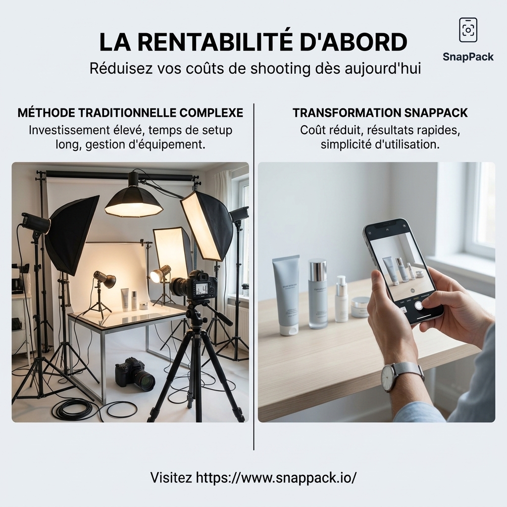 Optimisez vos coûts de shooting e-commerce : La révolution SnapPack