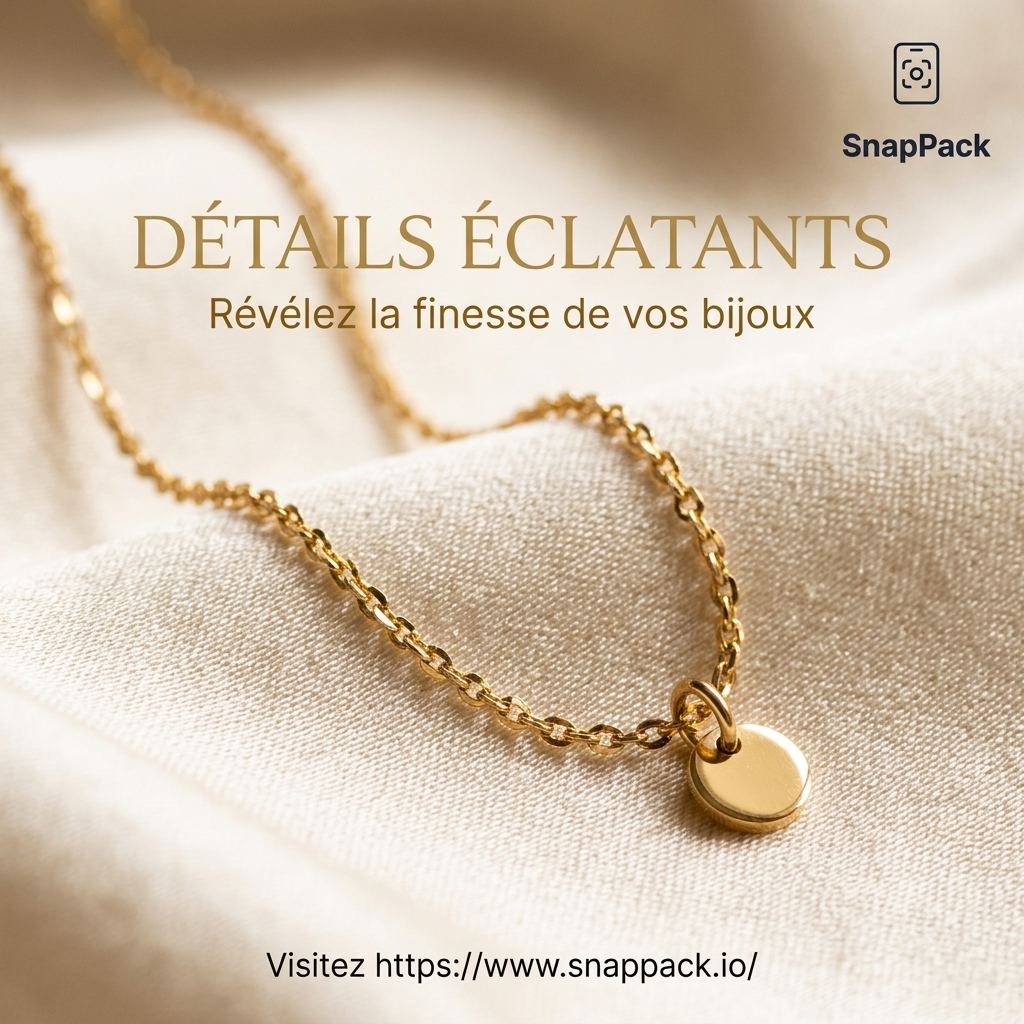 Sublimer vos bijoux en ligne : l'art du packshot professionnel avec l'IA