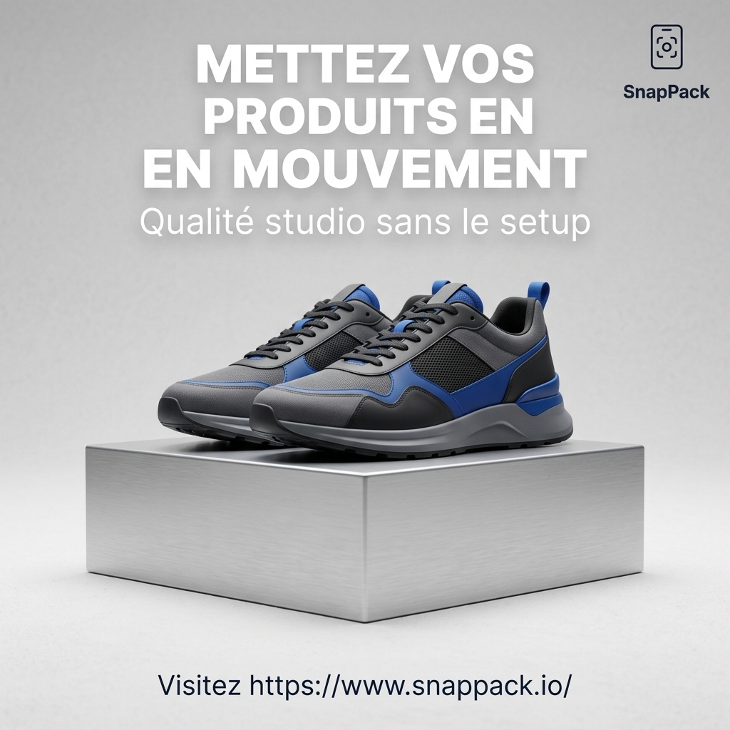 Optimisez vos fiches produits : le shooting studio professionnel accessible via l'IA