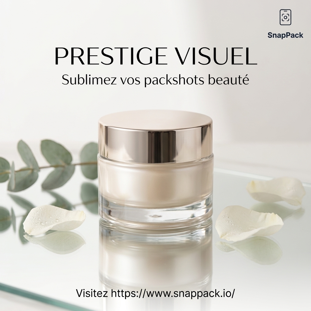 Sublimer vos packshots cosmétiques : L'IA au service du prestige visuel
