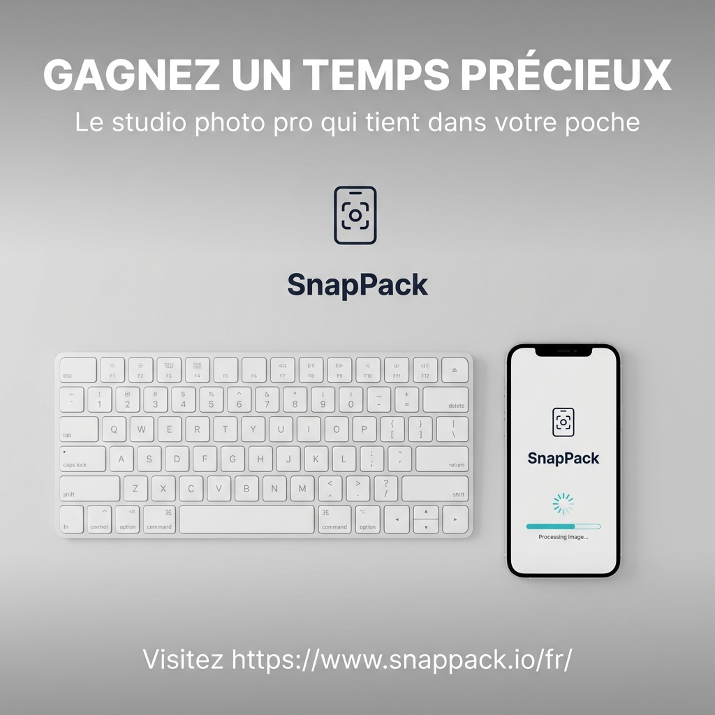 Simplifiez votre workflow e-commerce : de la prise de vue à la mise en ligne en moins d'une minute