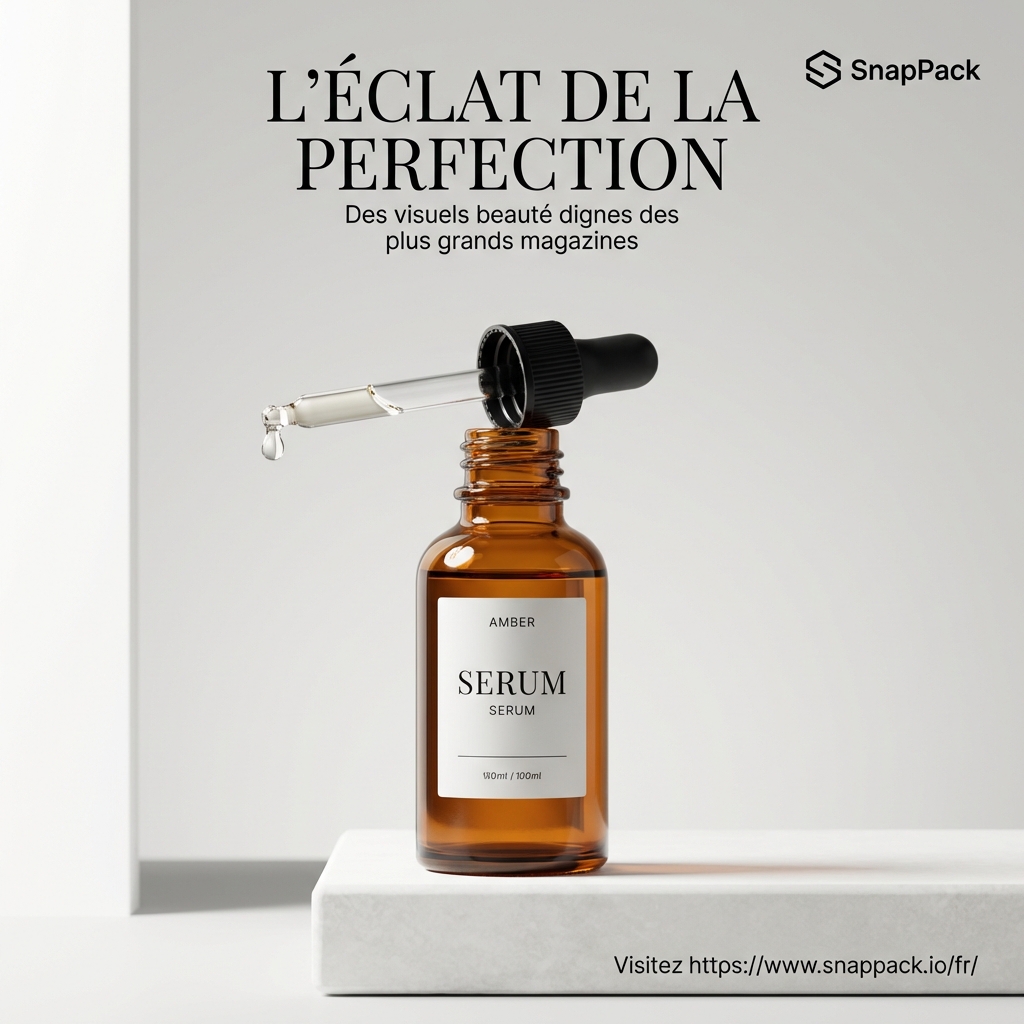 Packshot Cosm&eacute;tique : Comment Capturer l'&Eacute;clat et la Texture sans Studio Professionnel