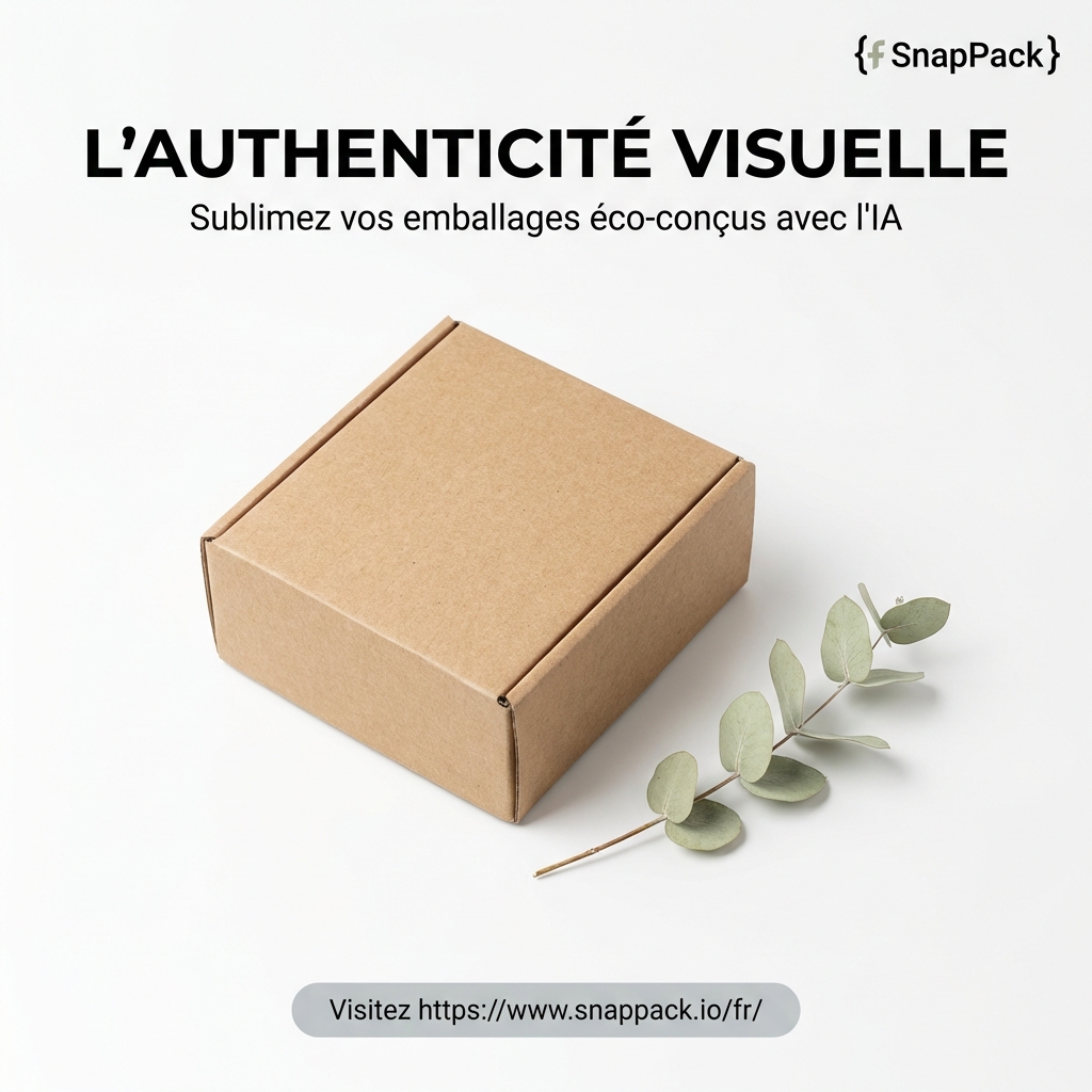 Packaging Durable : Valorisez vos engagements éco-responsables avec des visuels épurés par l'IA