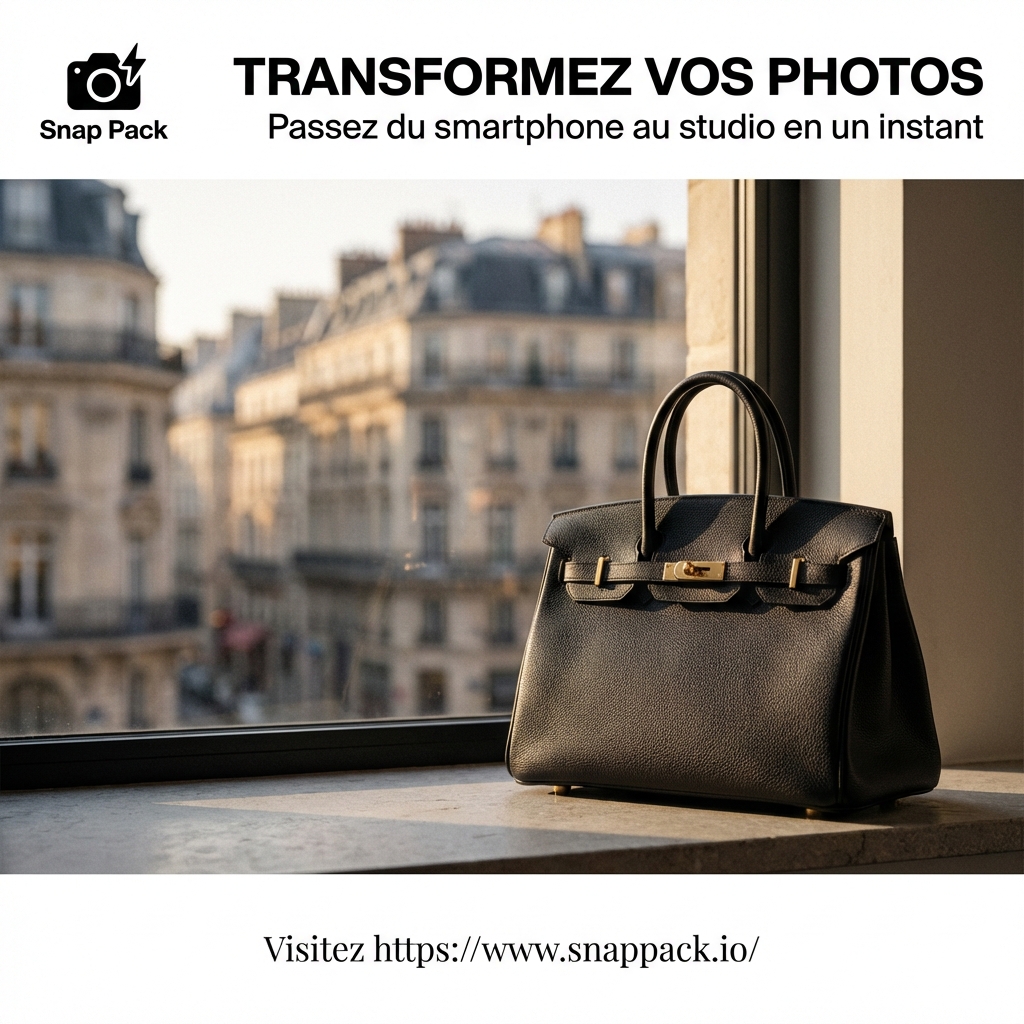 De la photo smartphone au visuel lifestyle 4K : Révolutionnez votre e-commerce avec SnapPack