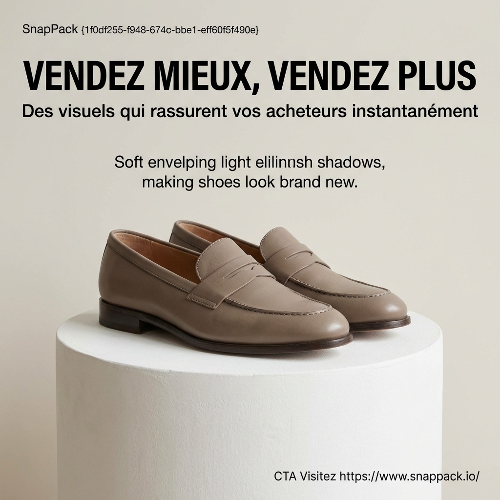 Seconde main : Augmentez vos marges sur Vinted et Etsy avec des visuels premium SnapPack