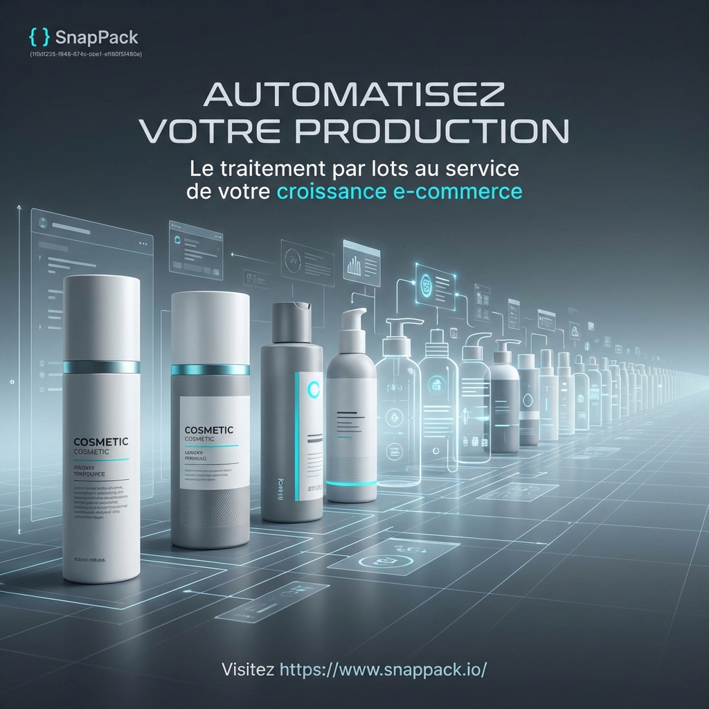 Productivité E-commerce : Comment traiter des centaines de photos en un clic avec SnapPack