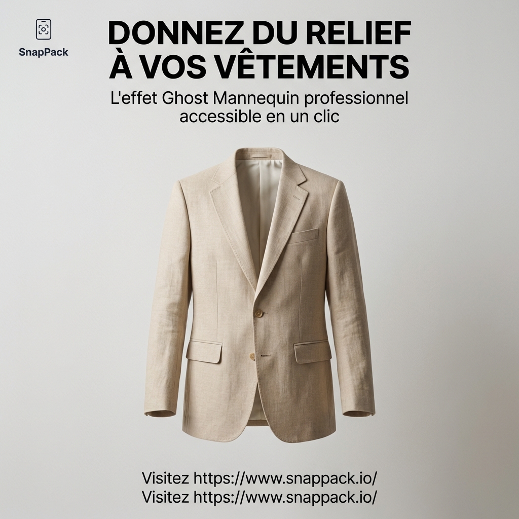 Maîtrisez l'effet Ghost Mannequin pour booster vos ventes de mode avec SnapPack