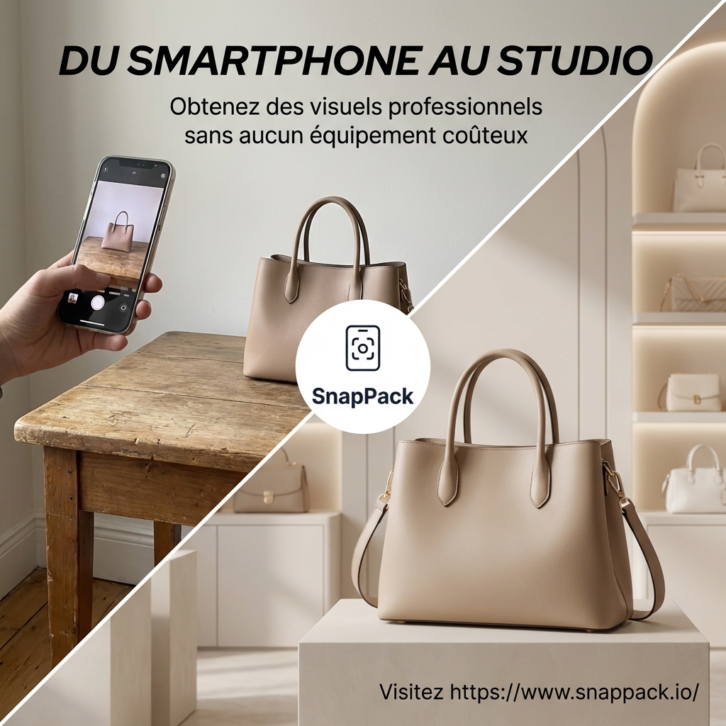 Révolution Packshot : Boostez votre E-commerce avec l'IA SnapPack sans Studio Photo