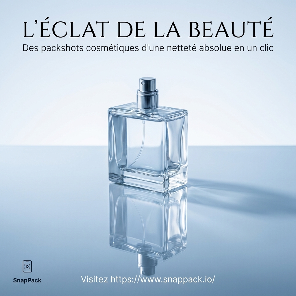 Cosmétique : Sublimez vos Packshots avec l'Intelligence Artificielle 4K de SnapPack