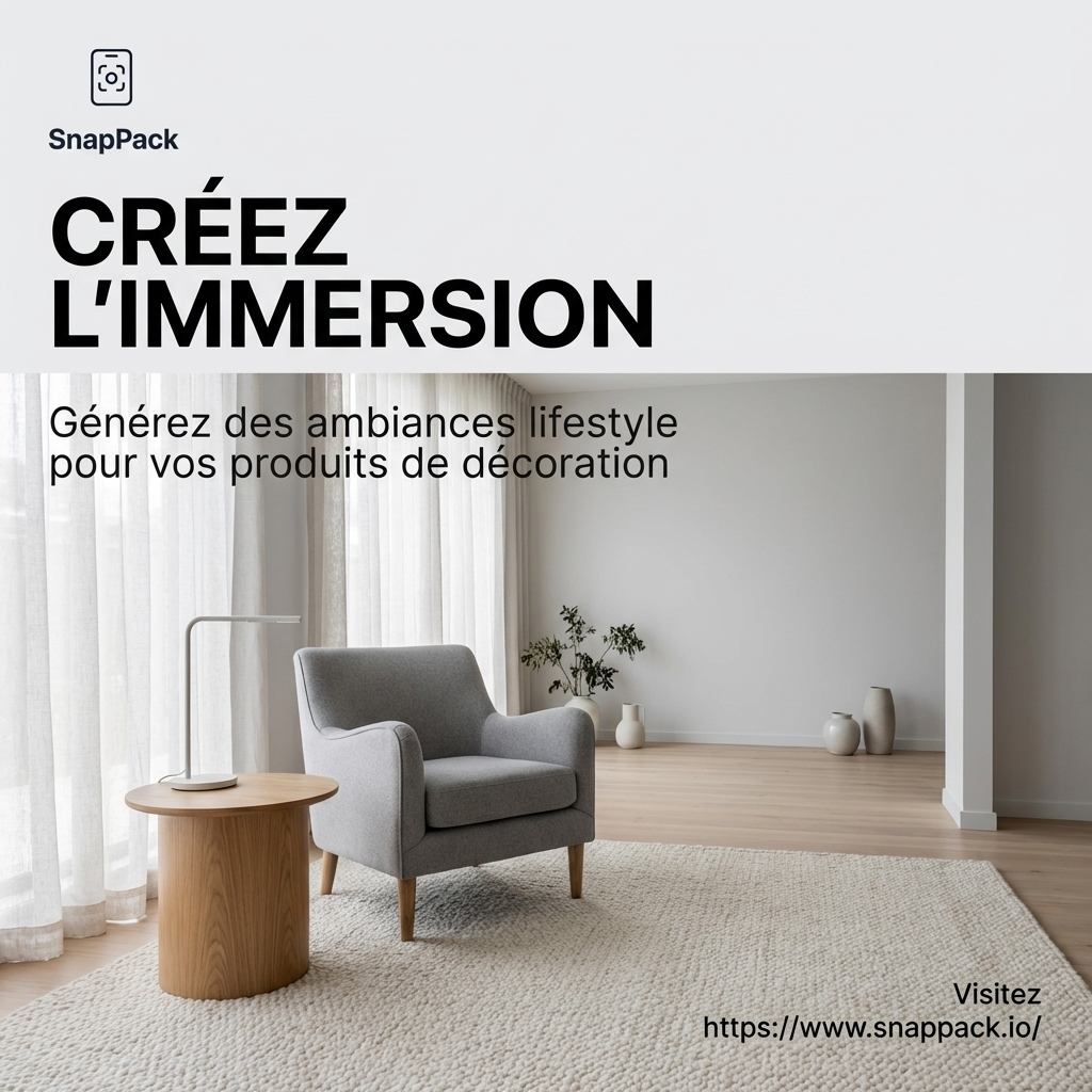 Maison & Déco : Transformez vos Photos Smartphone en Shootings Lifestyle avec SnapPack