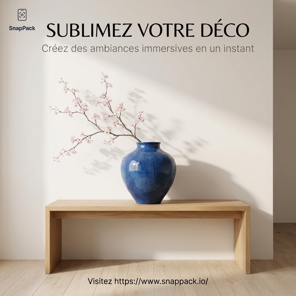 Optimiser vos Ventes Déco : Le Pouvoir des Visuels Lifestyle avec SnapPack