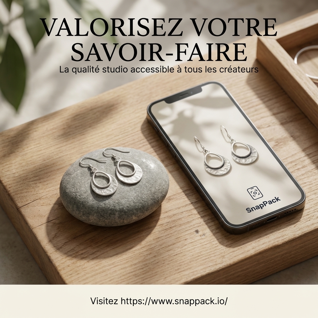 L'IA au service de l'artisanat : Comment SnapPack démocratise la photographie de produit studio