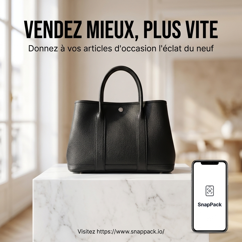 Vendre sur Vinted et eBay : Comment l'IA SnapPack booste vos marges en seconde main