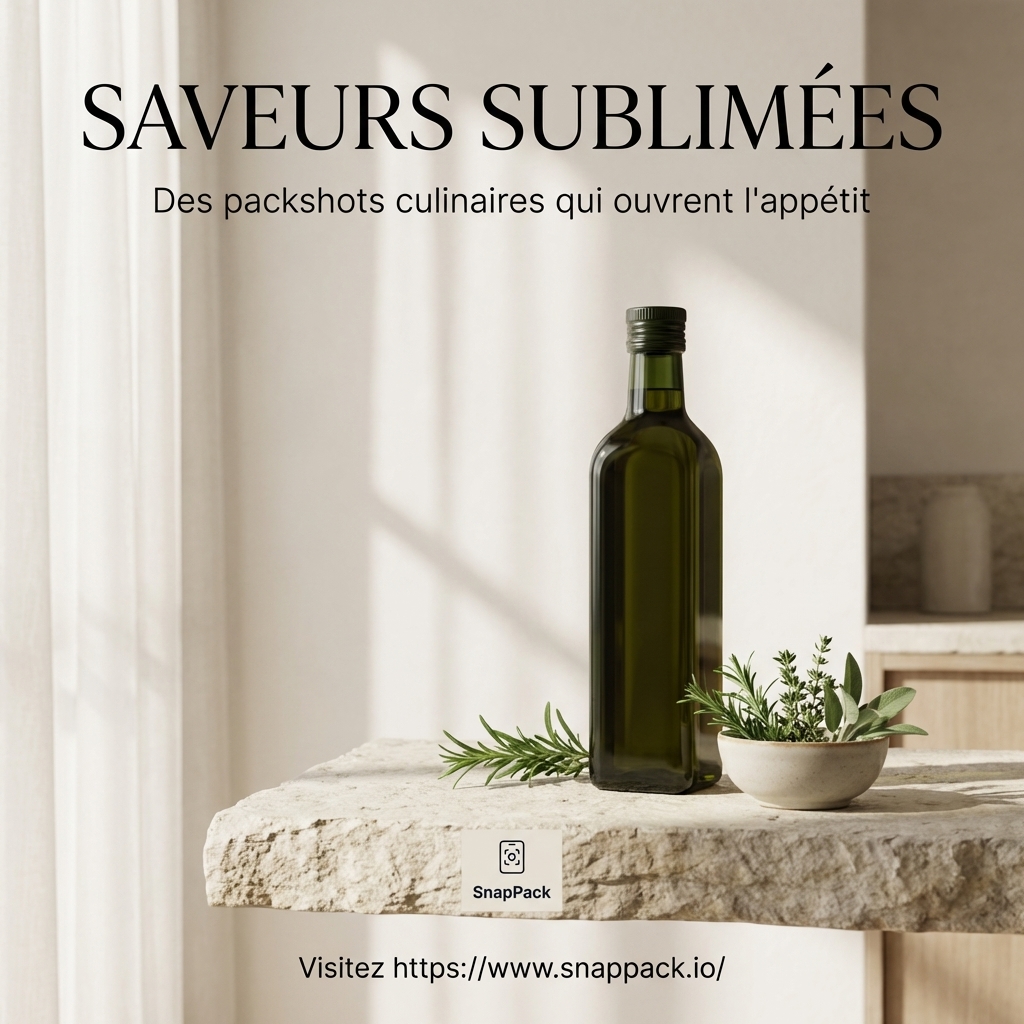 Art de la Table : Sublimer vos Produits avec des Reflets et Ombres Ultra-Réalistes