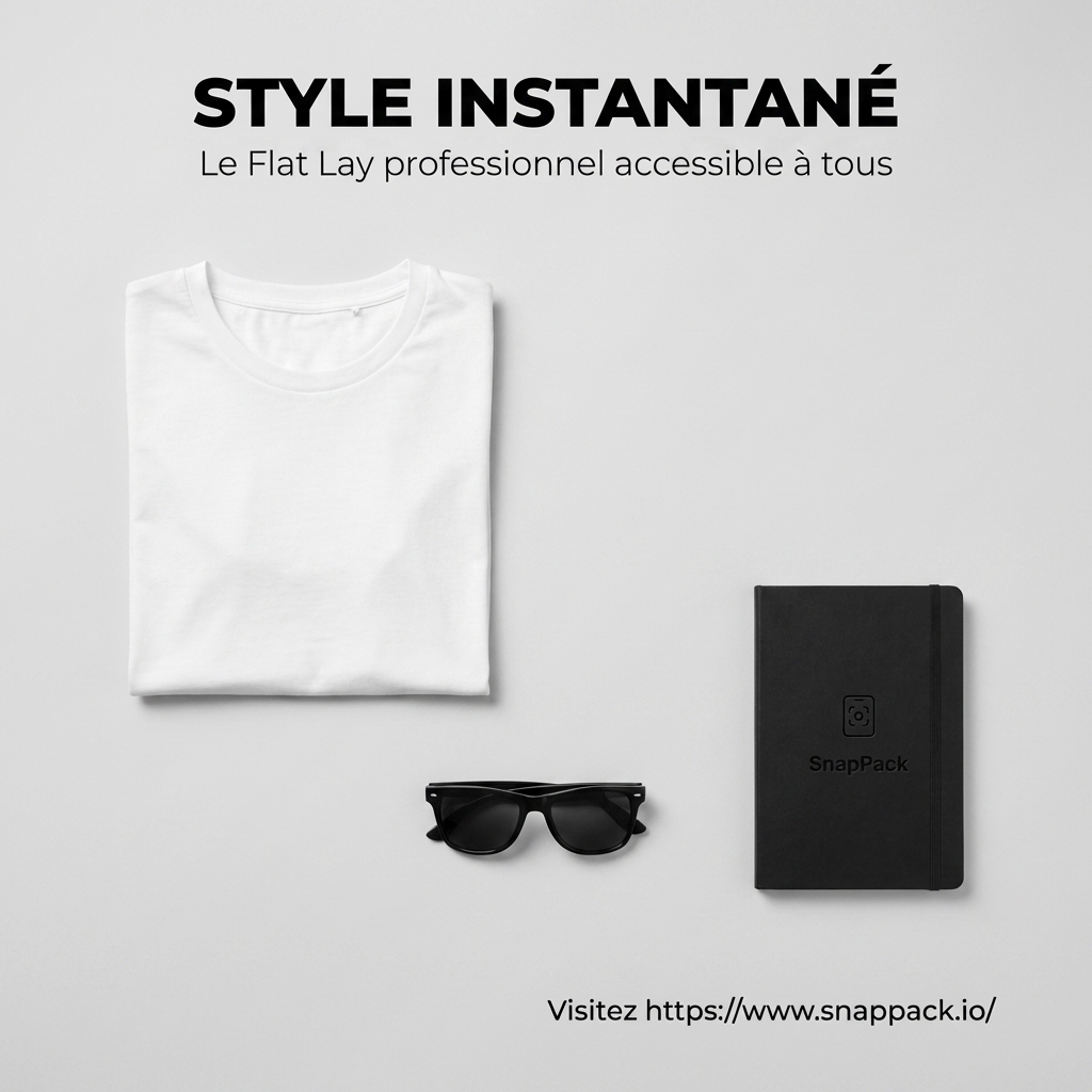 Flat Lay Dynamique : Optimisez vos Ventes Mode avec la Puissance de l'IA SnapPack