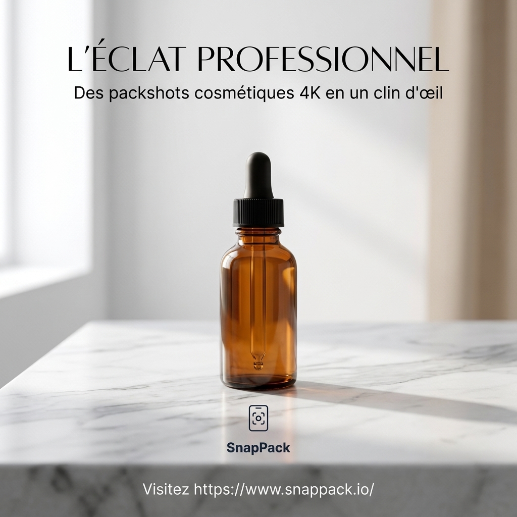 Sublimer la Cosmétique : Comment SnapPack crée des visuels de luxe en un clic