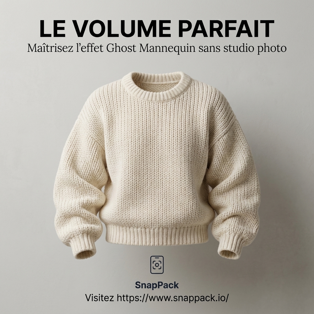 L'Effet Ghost Mannequin : Révolutionnez vos Visuels Mode avec l'IA de SnapPack