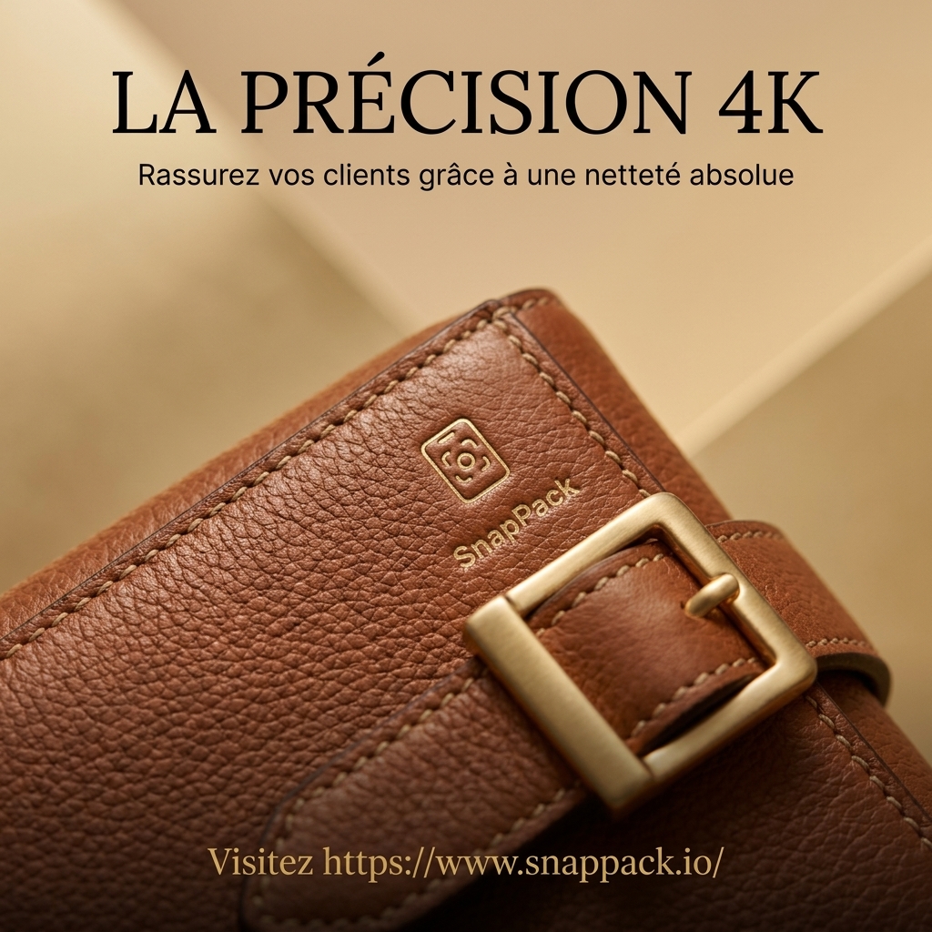 L'Excellence du Détail : Boostez vos Ventes E-commerce grâce à la Résolution 4K de SnapPack