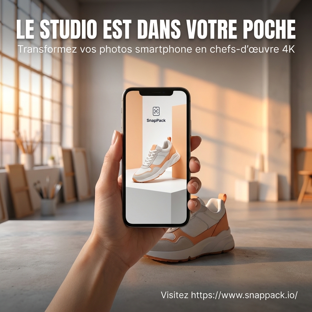SnapPack : Révolutionnez votre E-commerce avec des Packshots IA en Qualité 4K