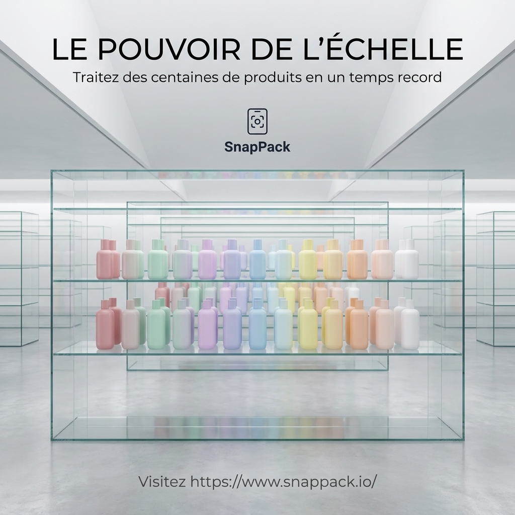Industrialisez votre production de packshots : Guide complet du traitement par lots IA