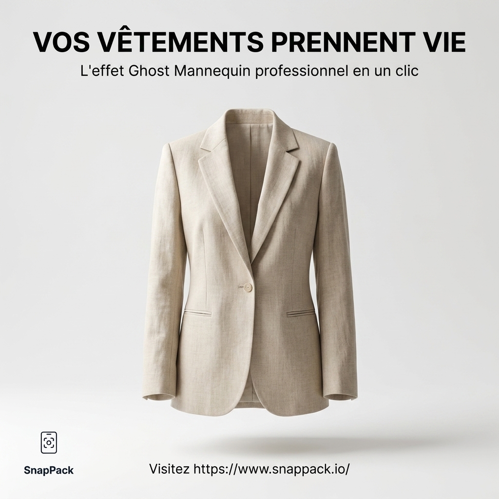 L'Effet Ghost Mannequin : Sublimez vos collections mode avec l'IA SnapPack
