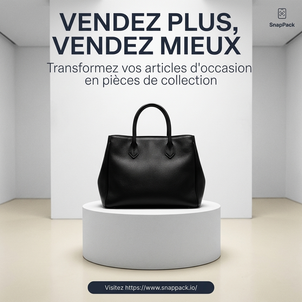 Le Secret des Top Sellers : Boostez vos ventes sur Vinted et Etsy avec SnapPack
