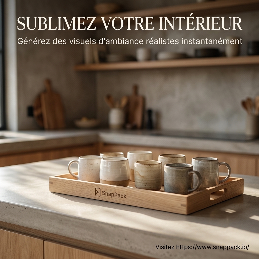 Boostez vos ventes Maison & Décoration : Transformez vos photos simples en visuels professionnels