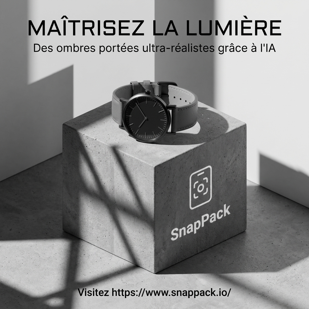 Maîtrisez l'éclairage produit : l'art de simuler des ombres naturelles avec l'IA