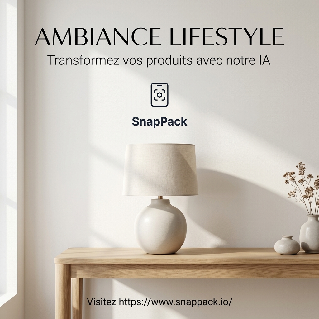 Sublimer vos objets déco : l'IA pour des packshots lifestyle immersifs sans studio photo