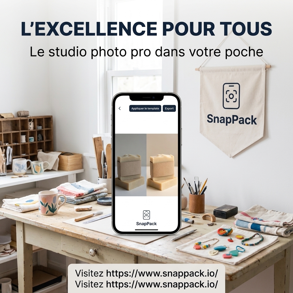 L'excellence visuelle pour les créateurs : transformez vos produits avec SnapPack